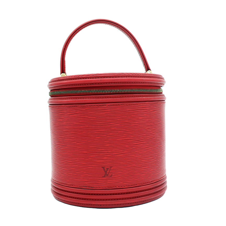 LOUIS VUITTON EPI CANNES VANITY BAG RED
