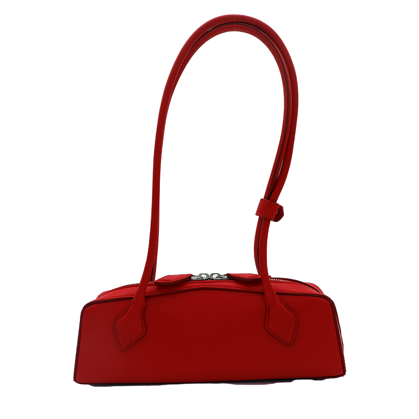 ALAIA LE TERKEL SMALL LEATHER SHOULDER BAG