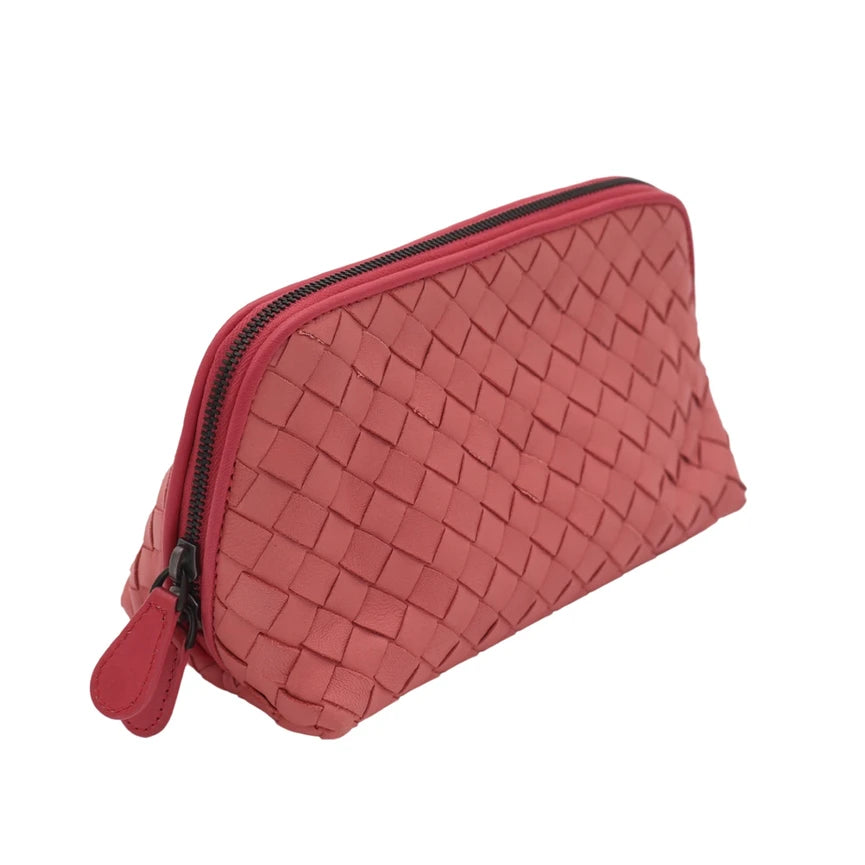 BOTTEGA VENETA INTRECCIATO NAPPA COSMETIC POUCH
