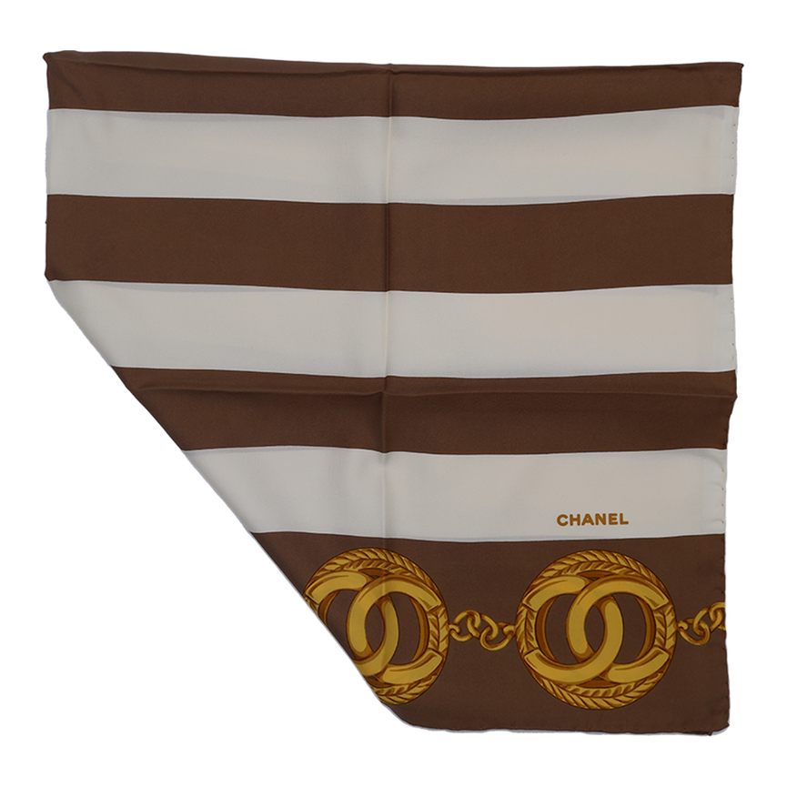 CHANEL SILK SCARF