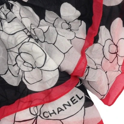 CHANEL CAMELIA LINE SHOULDER TOP